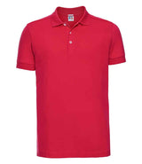 Russell Athletic Stretch Piqué Polo Shirt | Classic Red thumbnail 4
