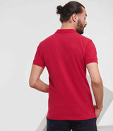 Russell Athletic Stretch Piqué Polo Shirt | Classic Red thumbnail 2