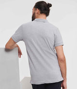 Russell Athletic Stretch Piqué Polo Shirt | Light Oxford thumbnail 2