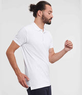 Russell Athletic Stretch Piqué Polo Shirt | White thumbnail 3