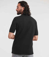 Russell Athletic Classic Cotton Piqué Polo Shirt | Black thumbnail 2