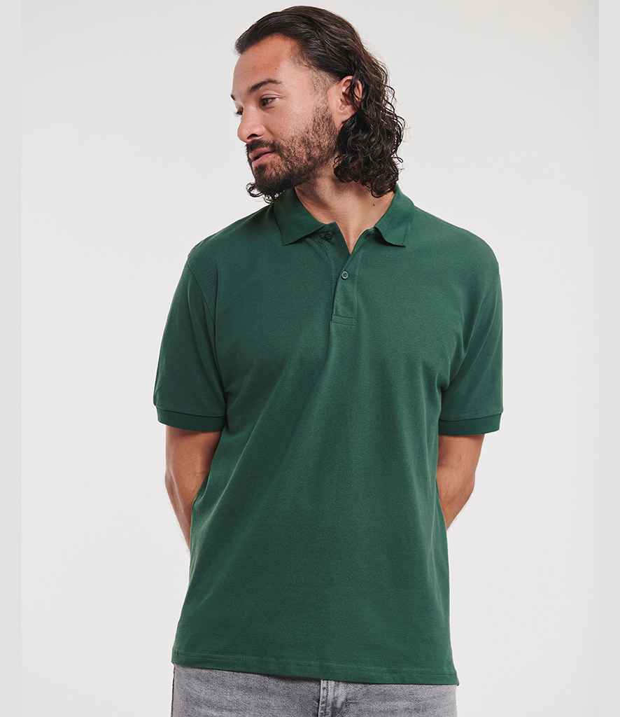 Russell Athletic Classic Cotton Piqué Polo Shirt | Bottle Green