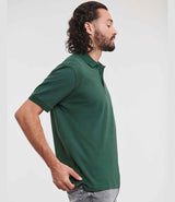 Russell Athletic Classic Cotton Piqué Polo Shirt | Bottle Green thumbnail 3