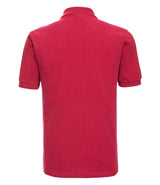 Russell Athletic Classic Cotton Piqué Polo Shirt | Classic Red thumbnail 5
