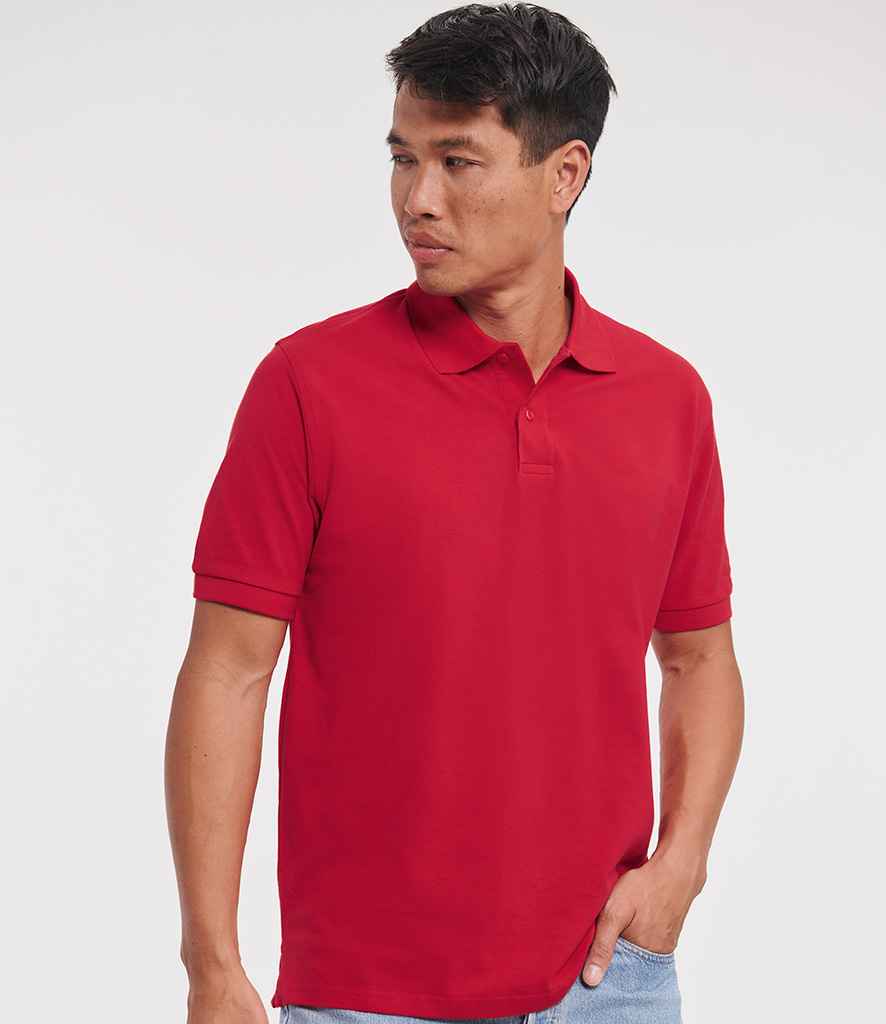 Russell Athletic Classic Cotton Piqué Polo Shirt | Classic Red
