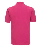 Russell Athletic Classic Cotton Piqué Polo Shirt | Fuchsia thumbnail 5