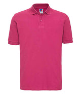 Russell Athletic Classic Cotton Piqué Polo Shirt | Fuchsia thumbnail 4