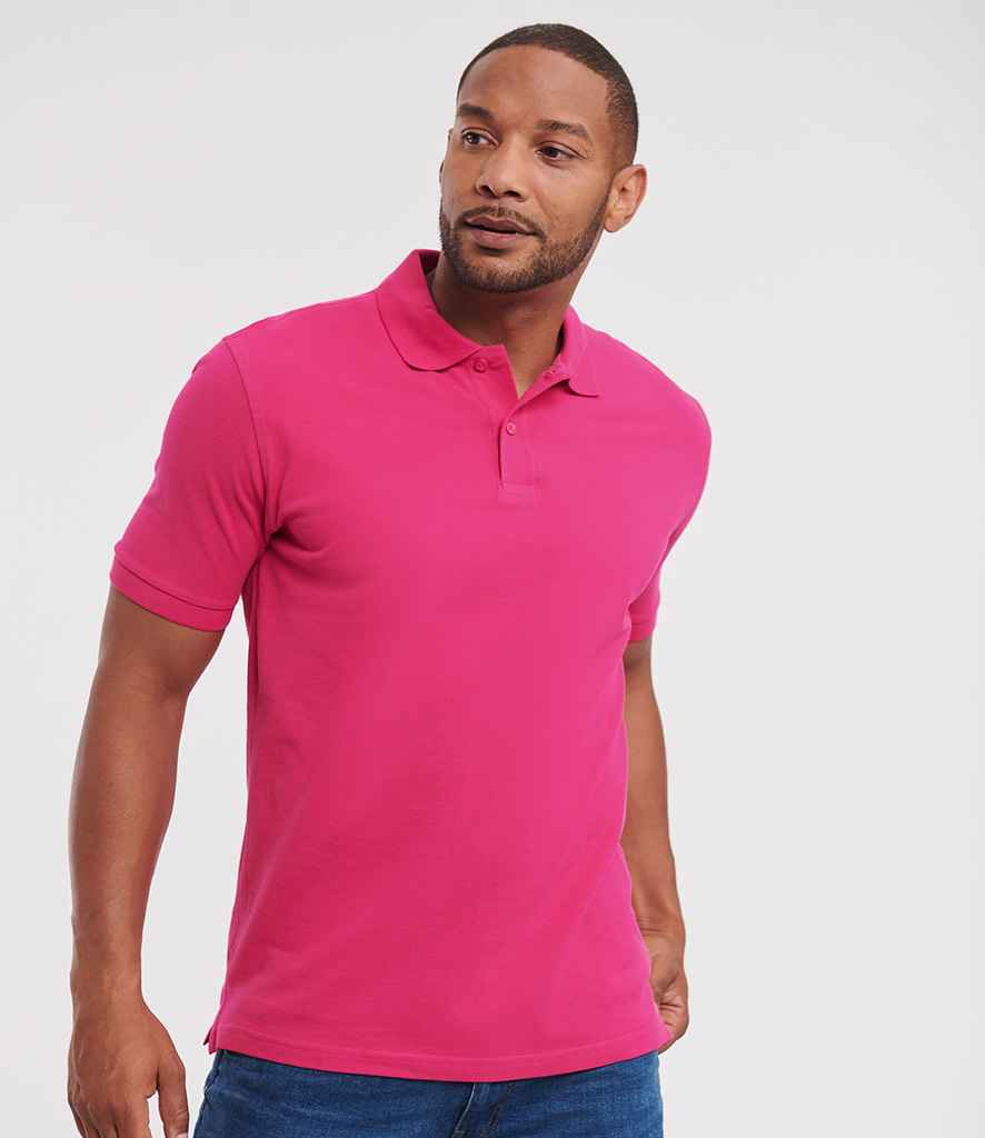 Russell Athletic Classic Cotton Piqué Polo Shirt | Fuchsia