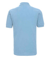 Russell Athletic Classic Cotton Piqué Polo Shirt | Sky Blue thumbnail 5