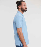 Russell Athletic Classic Cotton Piqué Polo Shirt | Sky Blue thumbnail 3