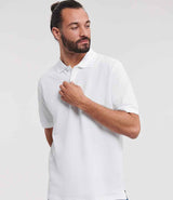 Russell Athletic Classic Cotton Piqué Polo Shirt | White thumbnail 1