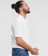 Russell Athletic Classic Cotton Piqué Polo Shirt | White thumbnail 3