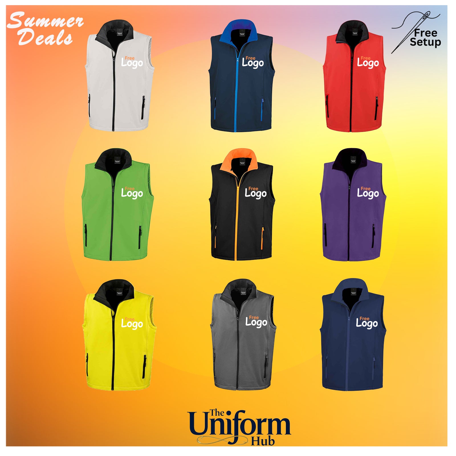 Summer Loading - Core Softshell Gilet x4