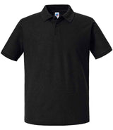 Russell Athletic Authentic Eco Piqué Polo Shirt | Black thumbnail 4