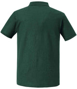 Russell Athletic Authentic Eco Piqué Polo Shirt | Bottle Green thumbnail 4
