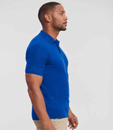Russell Athletic Authentic Eco Piqué Polo Shirt | Bright Royal thumbnail 3