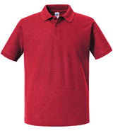 Russell Athletic Authentic Eco Piqué Polo Shirt | Classic Red thumbnail 4