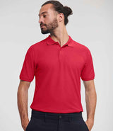 Russell Athletic Authentic Eco Piqué Polo Shirt | Classic Red thumbnail 1