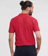Russell Athletic Authentic Eco Piqué Polo Shirt | Classic Red thumbnail 2