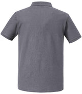 Russell Athletic Authentic Eco Piqué Polo Shirt | Convoy Grey thumbnail 5