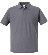 Russell Athletic Authentic Eco Piqué Polo Shirt | Convoy Grey thumbnail 4