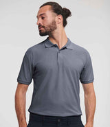 Russell Athletic Authentic Eco Piqué Polo Shirt | Convoy Grey thumbnail 1