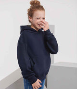 Russell Athletic Kids Hooded Sweatshirt | French Navy thumbnail 3