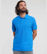 Russell Athletic Ultimate Cotton Piqué Polo Shirt | Azure thumbnail 1