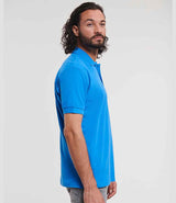 Russell Athletic Ultimate Cotton Piqué Polo Shirt | Azure thumbnail 3