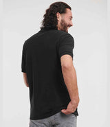 Russell Athletic Ultimate Cotton Piqué Polo Shirt | Black thumbnail 2