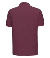 Russell Athletic Ultimate Cotton Piqué Polo Shirt | Burgundy thumbnail 5