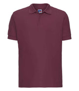 Russell Athletic Ultimate Cotton Piqué Polo Shirt | Burgundy thumbnail 4