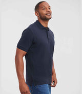 Russell Athletic Ultimate Cotton Piqué Polo Shirt | French Navy thumbnail 3