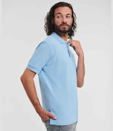 Russell Athletic Ultimate Cotton Piqué Polo Shirt | Sky Blue thumbnail 3