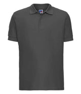 Russell Athletic Ultimate Cotton Piqué Polo Shirt | Titanium thumbnail 4