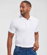 Russell Athletic Ultimate Cotton Piqué Polo Shirt | White thumbnail 1