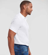 Russell Athletic Ultimate Cotton Piqué Polo Shirt | White thumbnail 3