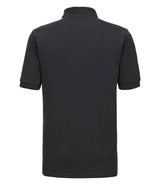 Russell Athletic Hardwearing Poly/Cotton Piqué Polo Shirt | Black thumbnail 5