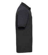 Russell Athletic Hardwearing Poly/Cotton Piqué Polo Shirt | Black thumbnail 6