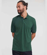 Russell Athletic Hardwearing Poly/Cotton Piqué Polo Shirt | Bottle Green thumbnail 1