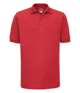Russell Athletic Hardwearing Poly/Cotton Piqué Polo Shirt | Bright Red thumbnail 4
