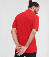 Russell Athletic Hardwearing Poly/Cotton Piqué Polo Shirt | Bright Red thumbnail 2