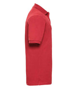 Russell Athletic Hardwearing Poly/Cotton Piqué Polo Shirt | Bright Red thumbnail 6