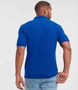 Russell Athletic Hardwearing Poly/Cotton Piqué Polo Shirt | Bright Royal thumbnail 2