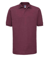 Russell Athletic Hardwearing Poly/Cotton Piqué Polo Shirt | Burgundy thumbnail 4