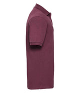 Russell Athletic Hardwearing Poly/Cotton Piqué Polo Shirt | Burgundy thumbnail 6