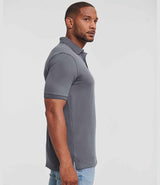 Russell Athletic Hardwearing Poly/Cotton Piqué Polo Shirt | Convoy Grey thumbnail 3