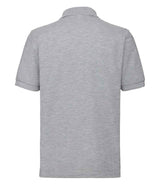 Russell Athletic Hardwearing Poly/Cotton Piqué Polo Shirt | Light Oxford thumbnail 5