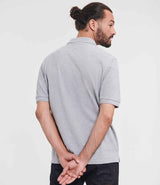 Russell Athletic Hardwearing Poly/Cotton Piqué Polo Shirt | Light Oxford thumbnail 2