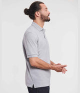 Russell Athletic Hardwearing Poly/Cotton Piqué Polo Shirt | Light Oxford thumbnail 3